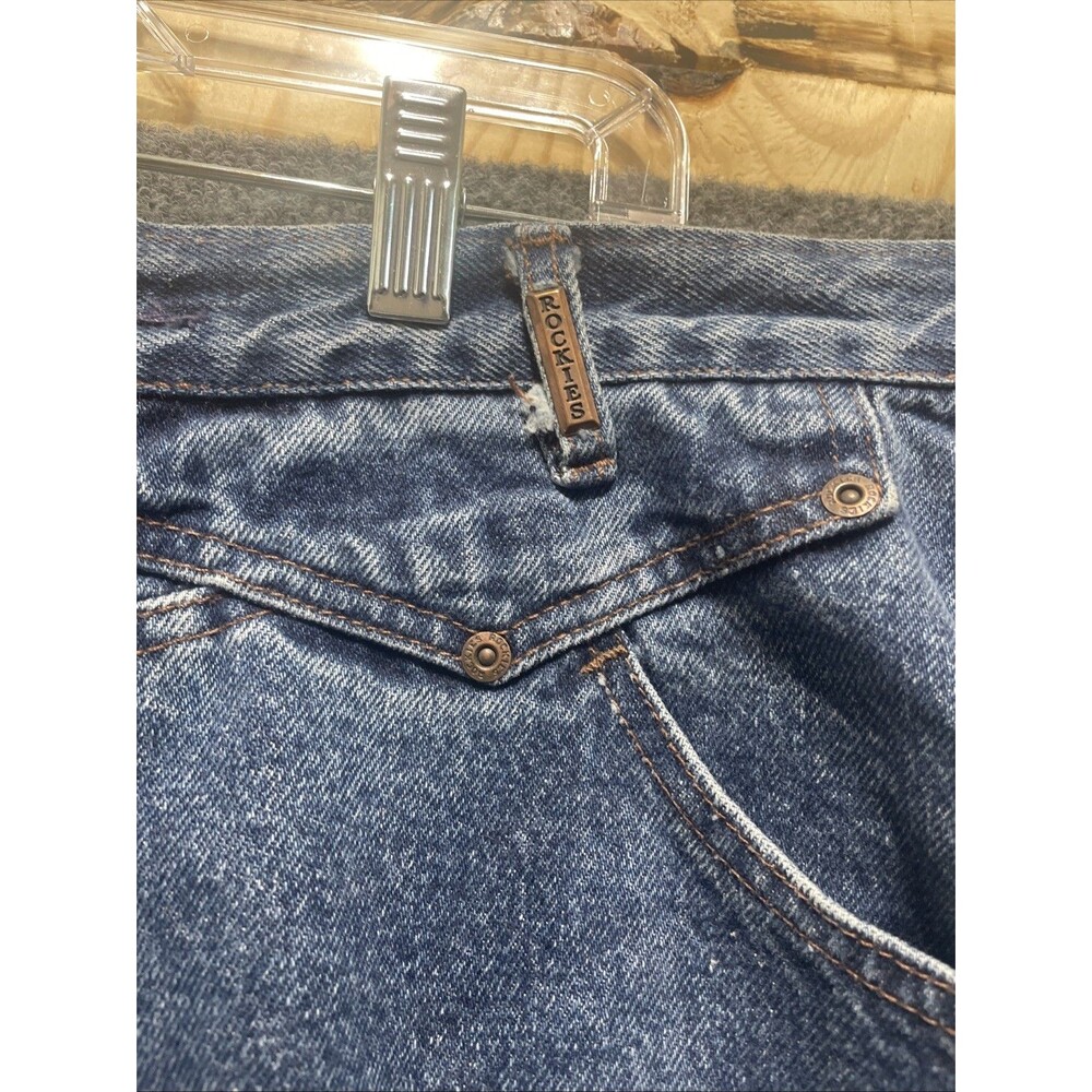 ROCKIES Authentic Jeanswear Vintage High-Waist Denim Jeans Women’s Sz 19/20 (App - Picture 7 of 10